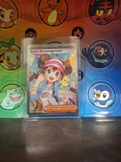 Pokemon TCG Rosa's Encouragement Full Art Trainer Supporter SIR 123/088 - Image 1