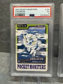 Pokemon Pocket monsters - 1997 - PSA Eeveelution - Vaporeon / Joelton / Flareon - Image 2