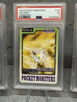 Pokemon Pocket monsters - 1997 - PSA Eeveelution - Vaporeon / Joelton / Flareon - Image 4