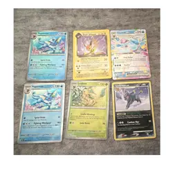 Pokemon TCG Vaporeon, Leafeon, Dark Jolteon, Umbreon, Glaceon Lot (6) EN Ninten… - Image 1