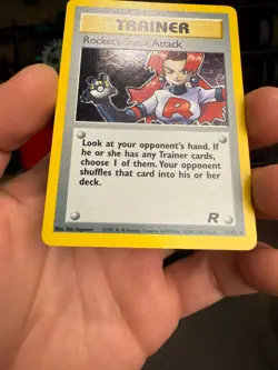 Rocket's Sneak Attack 16/82 Team Rocket Pokemon Card Holo Rare - Image 4