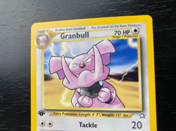 Pokemon Neo Genesis 1st Edition Non-Holo Granbull 37/111 EX/NM Condition - Image 3