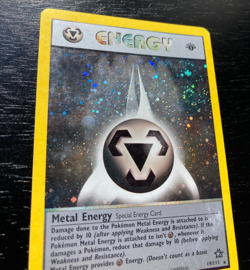 Pokemon Neo Genesis RARE 1st Edition Holo Metal Energy 19/111 EX/LP Condition. - Image 4