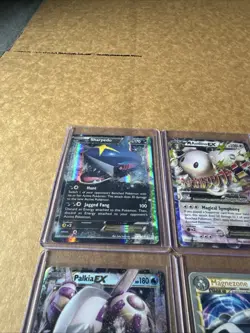 Pokemon EX GX Holo Lot (6 Cards) Rayquaza EX Palkia Diancie LP/NM - Image 3
