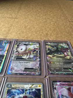 Pokemon EX GX Holo Lot (6 Cards) Rayquaza EX Palkia Diancie LP/NM - Image 5