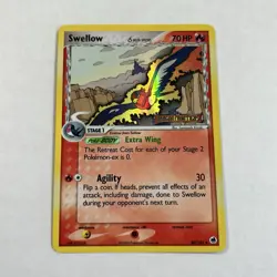 Pokemon Card - Swellow Dragon Frontiers 40/101 Uncommon Reverse Holo Stamped - Image 1