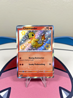 Pokemon TCG Charmander 109/091 Shiny Holo Rare Paldean Fates NM - Image 1
