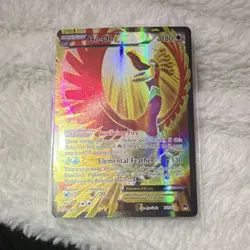 Pokemon TCG Ho-Oh EX 22/124 Full Art Holo 180 HP English Card - Image 1