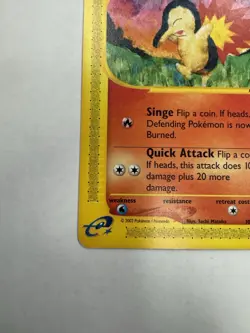 The Pokemon Company Cyndaquil 104/165 Expedition Base Set 2002 40 HP e-Card - Image 3