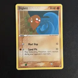 Diglett 50/100 Ex Crystal Guardians Pokemon Card - Image 1