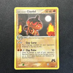 Team Magma’s Claydol 33/95 ex Team Magma vs Team Aqua Pokemon Card - Image 1