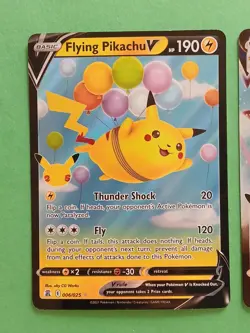 Pokemon Celebrations Flying Pikachu V 006/025 Flying Pikachu VMAX 007/025 - Image 4