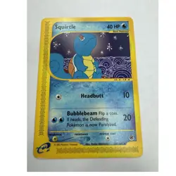 The Pokemon Company Squirtle 132/165 Expedition Base Set English 40 HP Common - Image 1