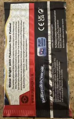 18x Scarlet & Violet Paldean Fates Loose Booster Packs Pokemon TCG New Sealed - Image 2