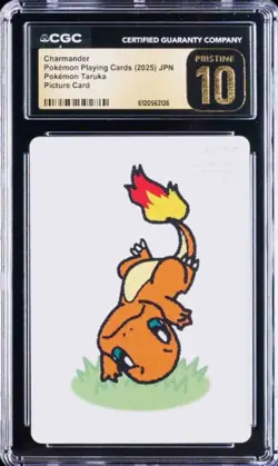2025 Charmander Pokemon Taruka & 2021 pikachu V_Union Picture Cards CGC10 - Image 3