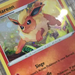 HD WHOLE SWIRL 🌀💫 CGC 8.5 Flareon SWSH041 SWSH Cosmos Holo Promo Pokemon Card - Image 2