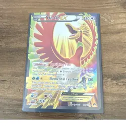 Pokemon Ho-Oh EX 121/122 Breakpoint Ultra Rare Full Art Holo Basic 180 HP EN - Image 1