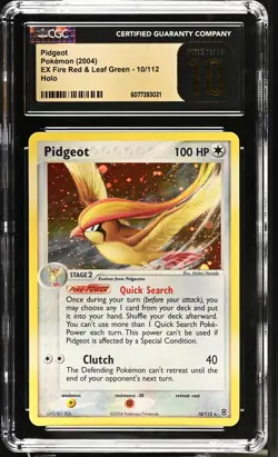 Pidgeot 10/112 Holo EX Fire Red & Leaf Green Pokemon CGC 10 Pristine - Image 1