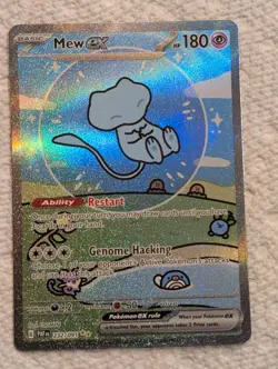 Pokemon TCG Paldean Fates Bubble Mew EX 232/091 Special Illustration Rare SIR NM - Image 1