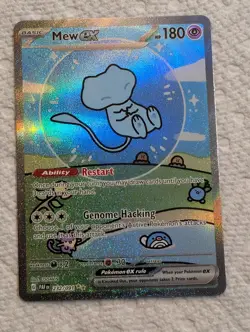 Pokemon TCG Paldean Fates Bubble Mew EX 232/091 Special Illustration Rare SIR NM - Image 3