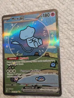 Pokemon TCG Paldean Fates Bubble Mew EX 232/091 Special Illustration Rare SIR NM - Image 4