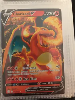 Charizard V 017/172 Brilliant Stars NM Ultra Rare Pokemon Card - Image 1