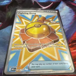 Fighting Gong 168/132 Me01: Mega Evolution Holo Ultra Rare Trainer Pokemon TCG - Image 2
