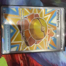 Fighting Gong 168/132 Me01: Mega Evolution Holo Ultra Rare Trainer Pokemon TCG - Image 3