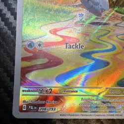 The Pokemon Company Frigibax 208/193 Paldea Evolved IR Holo EN 2023 60HP - Image 5