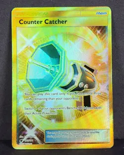 NM - Pokemon TCG Counter Catcher (Secret) 120/111 Sm-Crimson Invasion Holo - Image 1
