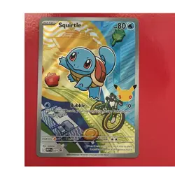 Pokemon TCG Squirtle 039 Me: Mega Evolution Promo Holo English 2026 80HP - Image 1