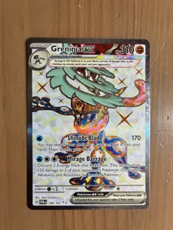 Greninja ex 198/167 Ultra Rare Twilight Masquerade Pokemon Near Mint - Image 1