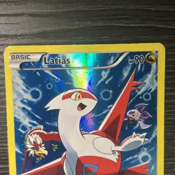 2015 Pokemon XY Full Art Black Star Promo Holo Latias #XY78 - Image 2
