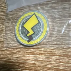 Nintendo Pokemon TCG Pikachu Metal Flip Coin Token Yellow/Silver CCG Coin 1pc - Image 5