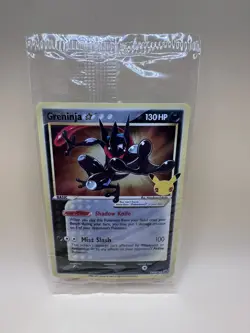 Greninja Gold Star Celebrations Promo SWSH144 2021 Pokemon TCG Sealed Card - Image 1