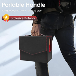 MTG Commander Deck Box-Patented Handle Design, Trading Card Storage Box Organize - Image 2