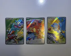 First Partner Illustration Collection Series 1 Kanto GEN 1 Starters Pokemon TCG - Image 1