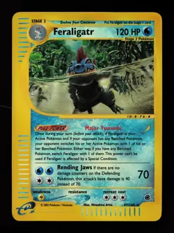 Feraligatr 47/165 Reverse Holo Rare Expedition Pokemon Card - Image 1
