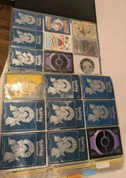 Vintage Pokemon Card Collection Lot Binder 165x Holos, Crystal Kabutops, - Image 1