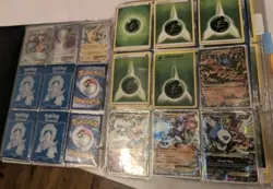 Vintage Pokemon Card Collection Lot Binder 165x Holos, Crystal Kabutops, - Image 3