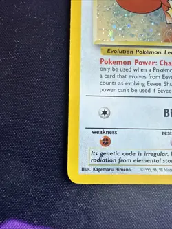 Eevee #11 WOTC Black Star Holo Promo Pokemon TCG Vintage 1999 Wizards LP/NM - Image 5