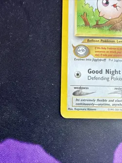 Igglybuff Pokemon Black Star Promo Card 36 Pokemon League 2001 - Image 5