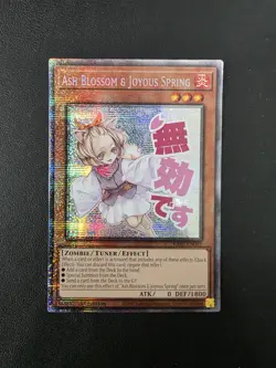 Yugioh! Ash Blossom & Joyous Spring RA05-EN091 Starlight Rare 1st Ed - Image 1