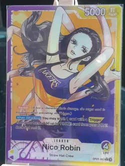 Nico Robin Custom OP09-62 L Lakers Eng One Piece Card Games OPTCG Holo - Image 1