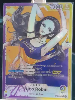 Nico Robin Custom OP09-62 L Lakers Eng One Piece Card Games OPTCG Holo - Image 3