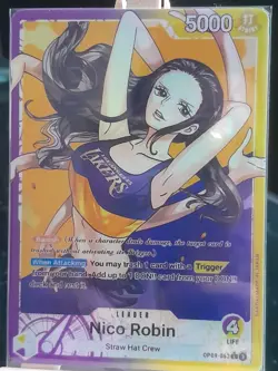 Nico Robin Custom OP09-62 L Lakers Eng One Piece Card Games OPTCG Holo - Image 4