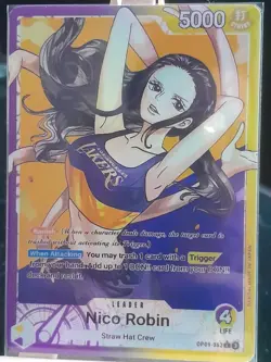 Nico Robin Custom OP09-62 L Lakers Eng One Piece Card Games OPTCG Holo - Image 5