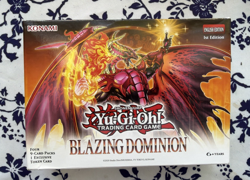 2026 YuGiOh Blazing Dominion 9 Booster Packs + 1 Token Card Sealed New Set - Image 1