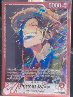 Portgas D Ace OP03-001 L Custom One Piece Card Leader One Piece ENG - Image 5