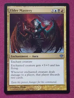 Magic The Gathering CONFLUX ELDER MASTERY card MTG - Image 1